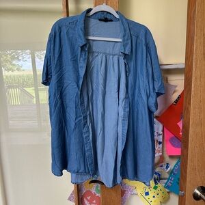 Jane and Delancey Blue Button Down Shirt